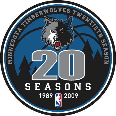 Minnesota Timberwolves 2009 Anniversary Logo DIY iron on transfer (heat transfer) Minnesota Timberwolves 2009 Anniversary Logo DIY iron on transfer (heat transfer)